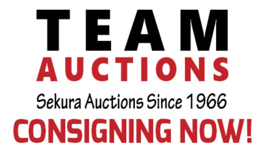 Team Auctions Consignment Banner